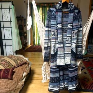 Free people yesterday’s Smile fair isle  Cardigan